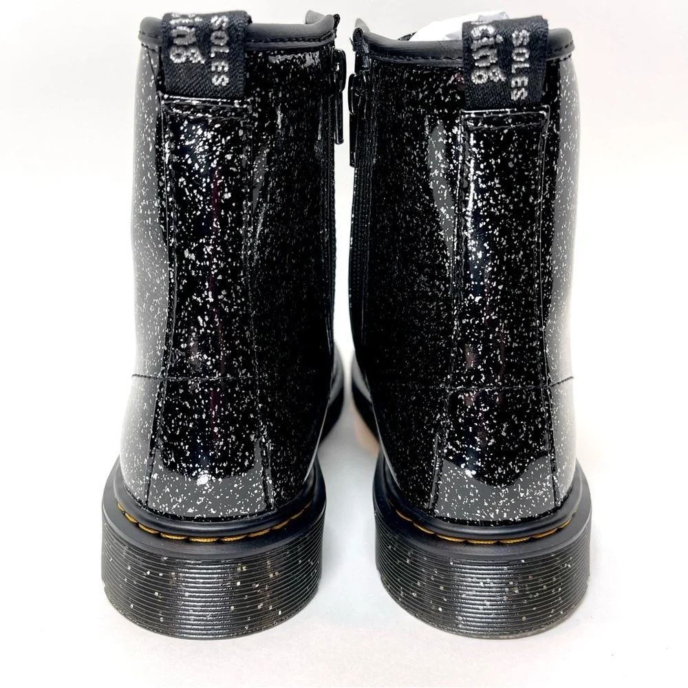 NIB Dr.‎ Martens Youth 1460 Cosmic Glitter Lace Up Boots Size 6